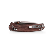 Vosteed Mini Psyop Elmax Satin Maroon Norplex UltreX™ Micarta A2308 - KNIFESTOCK