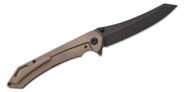 Kansept Colibri Tech Black Stonewashed CPM S35VN Bronze Anodized Titanium K1060A5 - KNIFESTOCK