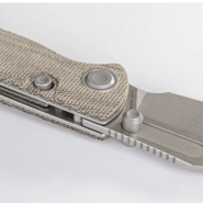 Vosteed Naga S35VN Stonewash Green Norplex UltreX™ Micarta A3902 - KNIFESTOCK