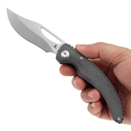 Tenable knives Gideon Black Micarta Stonewashed Nitro V T1119A1 - KNIFESTOCK