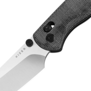 Kizer Drop Bear 2 | Nitro-V | Black &amp; Micarta | - KNIFESTOCK