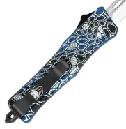 CobraTec Small CTK-1 Cerakote Blue Cobra Skin Dagger Not Serrated 06CT120 - KNIFESTOCK