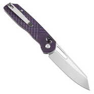 TENABLE KNIVES Shard Stonewashed 14C28N 0.14&quot; / 3.5mm Purple G10 with Diamond Pattern T1006V5 - KNIFESTOCK