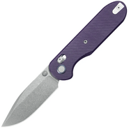 GEO Knife Ethereal Cutter SW M390 Blade Purple G10 - KNIFESTOCK