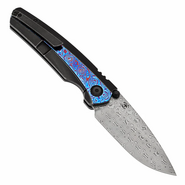 Kansept Raven Damascus,Blackwash Ti,Timascus K2109A4 - KNIFESTOCK