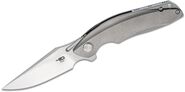 BESTECH GHOST S35VN, Stone Wash+Flat Satin, Tianium, Gray BT1905A - KNIFESTOCK