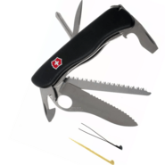 Victorinox TRAILMASTER, One Hand, wavy, black 0.8463.MW3 - KNIFESTOCK