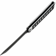 Maxknives P46B Couteau papillon lame acier 3CR13 manche aluminium blanc et noir - KNIFESTOCK
