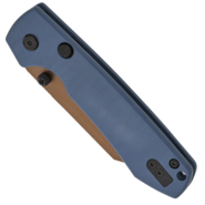Vosteed Raccoon(TLL&amp;Lame Bowie) 14C28N Copper Dune G10 Bleu Foncé A2909 - KNIFESTOCK