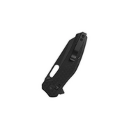 QSP Knife Emu Pocket knife Blade:14C28N, black, Black coarse G10 QS164-C2  - KNIFESTOCK
