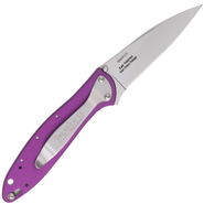 Kershaw Ken Onion LEEK Assisted Flipper Knife, Purple K-1660PUR - KNIFESTOCK