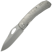 WE Knife Inmate Gray Titanium Handle &amp; RaindropsStonewashed CPM 20CV BladeFrame Lock - KNIFESTOCK
