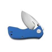 KUBEY Karaji Liner Lock Dual Thumb Studs Open Folding Pocket Knife Blue G10 Handle KU180G - KNIFESTOCK