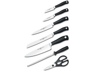 WÜSTHOF GRAND PRIX II set van 7 messen + lichte blok (beuken) - KNIFESTOCK