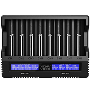 Xtar VC8S SET-charger, 1*A-C USB Cable, US/JP/UK/EU/AU PD45 wall adaptor - KNIFESTOCK