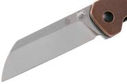 QSP Mes Penguin, Satin D2 Lemmet, Stonewash Koperen Handvat QS130-K - KNIFESTOCK