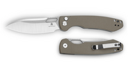 Bestechman Firebird D2, G10, Blokada przyciskiem - Beżowy BMK05B - KNIFESTOCK