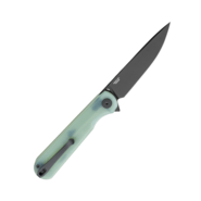 Bestechman FLICK-Black PVD-D2-G10-Jade BMK13E - KNIFESTOCK