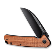 Sencut Awassi Guibourtia Wood HandleBlack 9Cr18MoV BladeLiner Lock - KNIFESTOCK