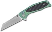 Artisan Megahawk S35VN/Titanium with Carbon Fiber Green 1809G-GG - KNIFESTOCK