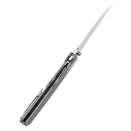 Kansept knives Bison Satin CPM S35VN Plain Titanium with Frag Pattern K1108A1 - KNIFESTOCK