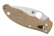 Spyderco Manix 2 Brown Canvas Micarta CPM CRU-WEAR Reveal 14 C101MPCW2 - KNIFESTOCK