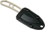 ESEE Candiru Dark Earth CAN-DE couteau de cou avec étui noir + clip de ceinture CAN-DT-E-CS - KNIFESTOCK
