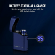 Olight Baton 4 Premium Edition Flashlight with Wireless Charging Case (Regal blue, 1300 Lumens) - KNIFESTOCK