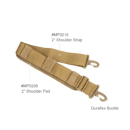 Magforce 2&quot; Shoulder Strap W/ Pad Khaki #MP0206K - KNIFESTOCK