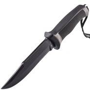 Mil-Tec Taktikai Kés M.Gumimarkolat Fekete 15358002 - KNIFESTOCK
