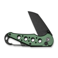 CIVIVI Green Aluminum HandleWith S/S Carabiner And Bottle OpenerBlack Stonewas - KNIFESTOCK