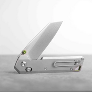 Vosteed Parallel 154CM Satin Gray Titanium A3503 - KNIFESTOCK