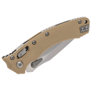 Microtech AMPHIBIAN RAM LOK STW STD FLUTED TAN 137RL-10FLGTTA - KNIFESTOCK