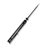 Sencut Aetheris Black Canvas Micarta HandleBlack 9Cr18MoV BladeLiner Lock - KNIFESTOCK