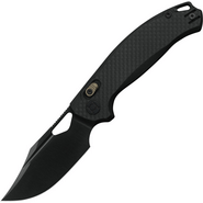 Kunwu DJANGO ELMAX DLC Carbon Fiber Black X707F - KNIFESTOCK