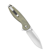 Kizer Cozy Liner Lock Knife, Green Micarta - V3613C2 - KNIFESTOCK