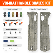 Vosteed Vombat Handle-Micarta /,Micarta - KNIFESTOCK