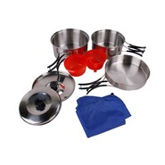Mil-Tec SET DE CUISSON 2 PERSONNES acier inoxydable 14647000 - KNIFESTOCK