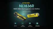 Nitecore NL1836R(3600mAh) - KNIFESTOCK