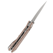 Tenable Knives Fenrir Stonewashed Nitro V, Braunes Micarta T1034V2 - KNIFESTOCK