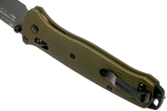 Benchmade 537GY-1 Bailout Axis Lock Knife Green Aluminium - KNIFESTOCK