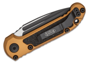 Microtech 2023 LUDT BLACK BLADE STD TAN HANDLE 1135-1TA - KNIFESTOCK