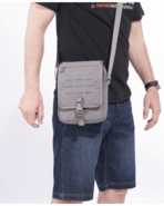 Pentagon Messenger Shoulder Bag (BF) K16087-08WG-Wolf-Grey-ONE SIZE - KNIFESTOCK
