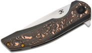 Kansept Accipiter Stonewashed CPM S35VN Titanium+Copper Carbon Fiber K1007E2 - KNIFESTOCK