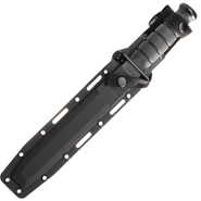 KA-BAR Black Tanto Knife Hard Plastic Sheath, serrated edge 1245 - KNIFESTOCK