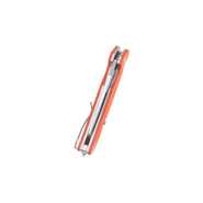 Kubey 10-8 Satin 14C28N ,Orange G10 KU363B - KNIFESTOCK