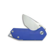 KUBEY Campe Nest Liner Lock EDC Flipper Knife Blue G10 Handle KU203D - KNIFESTOCK