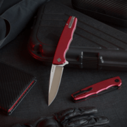 Ocaso Strategy Red Aluminum + Satin 29RDS - KNIFESTOCK