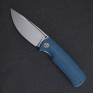 Petrified Fish PFP01Beluga homokfúvott K110 kék micarta PFP01BMP - KNIFESTOCK