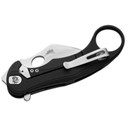 LionSteel L.E.One keskmise suurusega kokkupandav nuga, KIVIPESU M390 tera, MUST alumiiniumkäepide - KNIFESTOCK